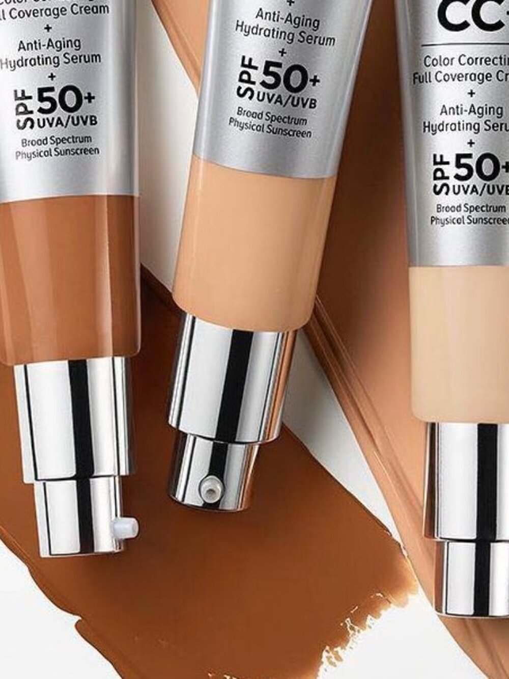 IT Cosmetics Beauty Gift Set-Color Correct Full Coverage Cream 4 Shades-2pc-NEW - Picture 4 of 13